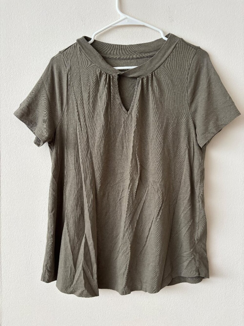 Soft Surroundings Twist Front T-Shirt - Size Medium